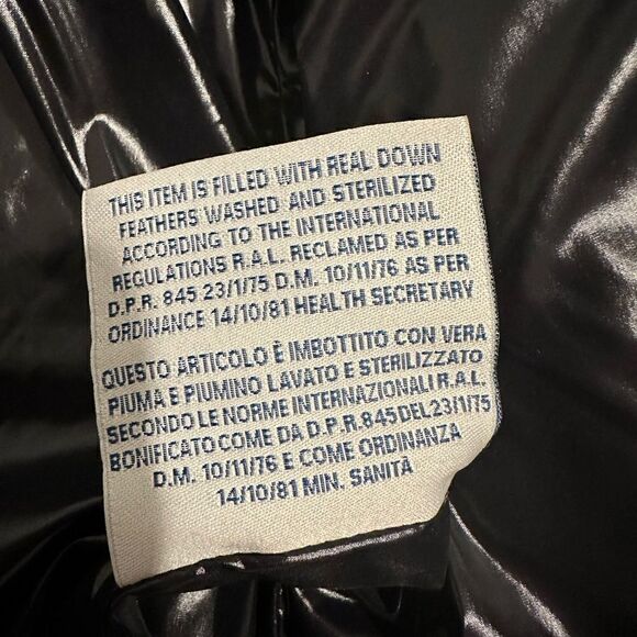 Moncler Down Black Jacket size XS - Picture 9 of 13